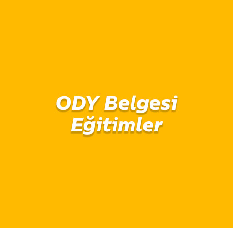 ODY Belgesi Eğitimler